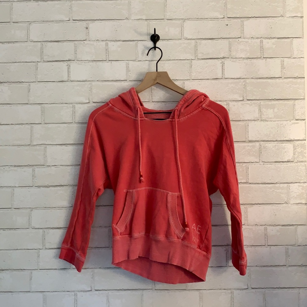 Pink American Eagle hoodie size small petite